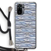Verrassende lijnen: Xiaomi Redmi Note 10 Pro Transparant Hoesje met koord