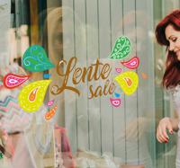 Lente sale raamsticker - thumbnail