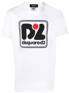 DSQUARED2 t-shirt à logo imprimé - Blanc