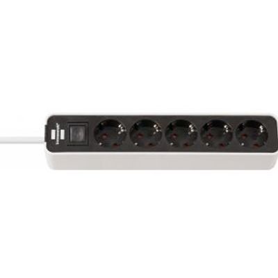 Brennenstuhl 1153250020 Binnen 5AC-uitgang(en) 1.5m Zwart power uitbreiding