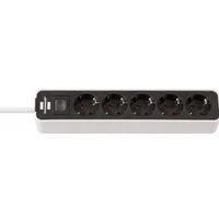 Brennenstuhl 1153250020 Binnen 5AC-uitgang(en) 1.5m Zwart power uitbreiding