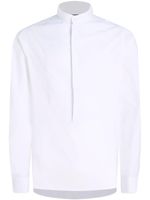 Karl Lagerfeld chemise en coton biologique à col officier - Blanc