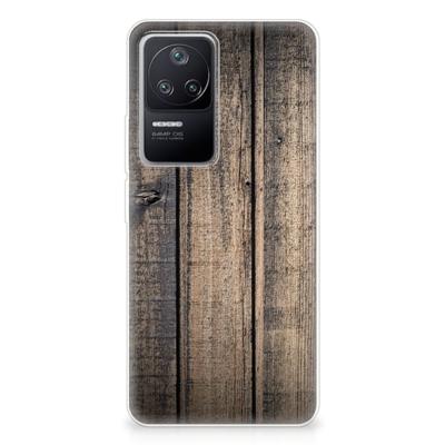 Xiaomi Poco F4 | Bumper Hoesje | Steigerhout