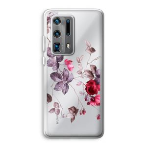 Mooie bloemen: Huawei P40 Pro Plus Transparant Hoesje