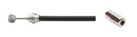 Remkabelset achter Elvedes 1700mm / 2250mm verzinkt 2 nippels - zwart (op kaart)