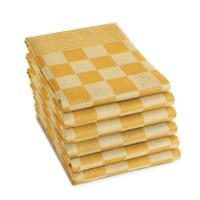 DDDDD Theedoek BBQ ochre 65x65cm 6st DDDDD Theedoek BBQ ochre 65x65cm 6st