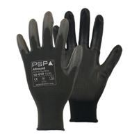 PSP - 10-610 PU Zwart Werkhandschoen 12 Paar Maat 10/XL - Per stuk