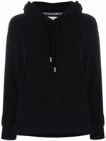 Circolo 1901 hoodie en coton mélangé à patch logo - Noir