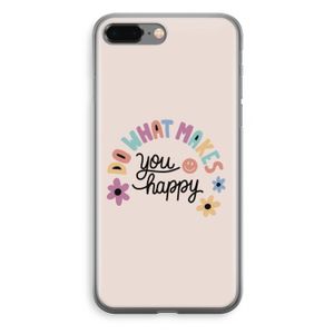 Happy days: iPhone 8 Plus Transparant Hoesje