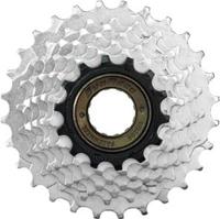 SunRace freewheel 6 speed 14-28t zink in doosje
