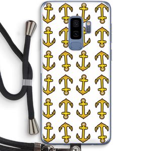 Musketon Anchor: Samsung Galaxy S9 Plus Transparant Hoesje met koord