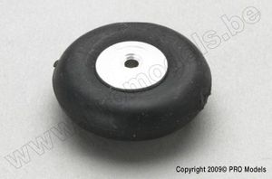 Staartwiel 30mm, aluminium velg