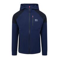 Cruyff Elite Jack Hooded Donkerblauw Zwart Zilver Roze