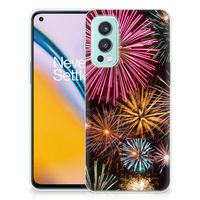 OnePlus Nord 2 5G Silicone Back Cover Vuurwerk - thumbnail