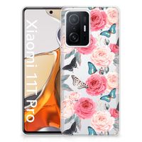 Xiaomi 11T | 11T Pro TPU Case Butterfly Roses - thumbnail