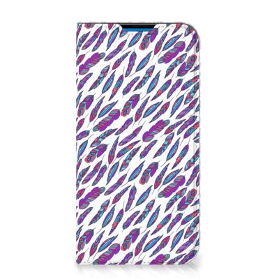 iPhone 14 Pro Max | Hoesje met Magneet | Feathers Color