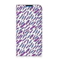 iPhone 14 Pro Max | Hoesje met Magneet | Feathers Color