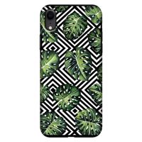 Geometrische jungle: iPhone XR Tough Case