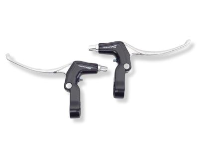 Saccon Remgrepenset 4-vinger v-brake zilver/zwart 2-delig