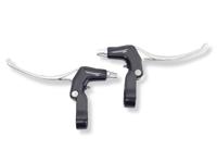 Saccon Remgrepenset 4-vinger v-brake zilver/zwart 2-delig