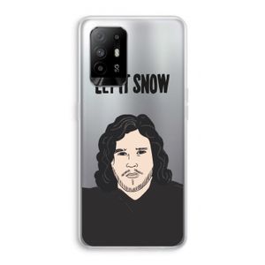 Let It Snow: Oppo A94 5G Transparant Hoesje