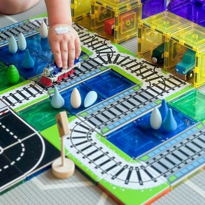 Magnetische Tegel Topper Treinrails | Learn and Grow Toys