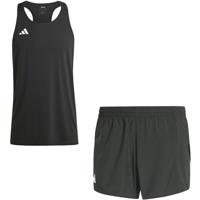 adidas Adizero Singlet Short Set Heren