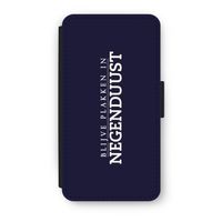 Blijve plakken in Negenduust: iPhone X Flip Hoesje Blijve plakken in Negenduust: iPhone X Flip Hoesje