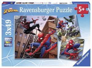 Ravensburger Spiderman in actie 3x49 stukjes