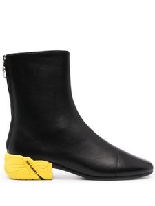 Raf Simons bottes Solaris High à talon épais - Noir
