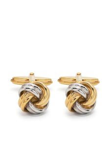 Lanvin boutons de manchette à design noué - Or