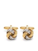 Lanvin boutons de manchette à design noué - Or