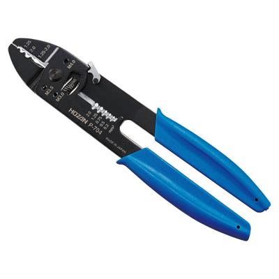 Hozan p-704 krimptang met kabelstripper 1.25/2.0mm²
