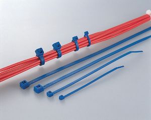 Hellermann Tyton T150R(H) kabelbinder Polyamide Blauw 100 stuk(s)