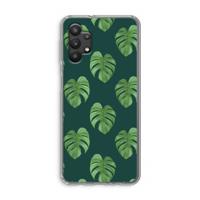 Monstera leaves: Samsung Galaxy A32 5G Transparant Hoesje