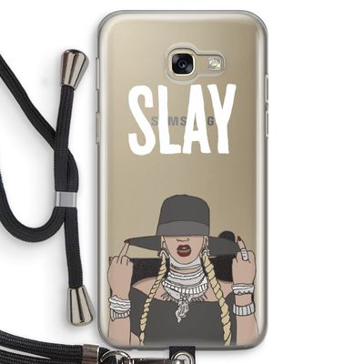 Slay All Day: Samsung Galaxy A5 (2017) Transparant Hoesje met koord