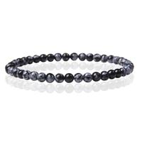 Memphis Natuursteen Armband - 4mm Snowflake
