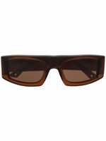 G.O.D Eyewear lunettes de soleil Seven à monture géométrique - Marron