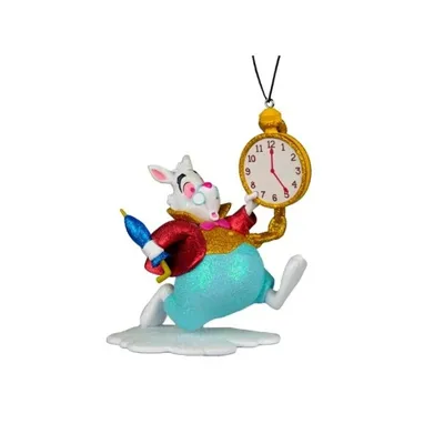 Orn.plc disney alice konijn l14cm