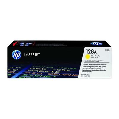 TONER HP 128A (CE322A) geel - originele cartridge voor HP Color LaserJet CP1525/CM1415MFP printers