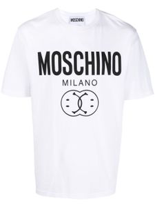 Moschino t-shirt à logo imprimé - Blanc