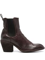 Officine Creative bottes en cuir Sydne 70 mm - Marron