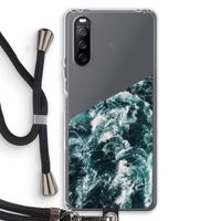 Zee golf: Sony Sony Xperia 10 III Transparant Hoesje met koord
