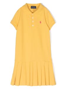 POLO RALPH LAUREN KIDS robe Polo Pony en coton - Jaune