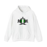 Hoodie relax wit - Het wapen van Rotterdam - logo voor groot