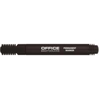 OFFICE products permanent marker 1-3 mm, rond, zwart