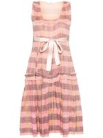 Prada Pre-Owned 2000's gelaagde jurk - Roze - thumbnail