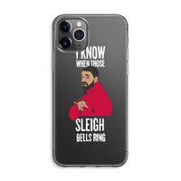 Sleigh Bells Ring: iPhone 11 Pro Max Transparant Hoesje Sleigh Bells Ring: iPhone 11 Pro Max Transparant Hoesje