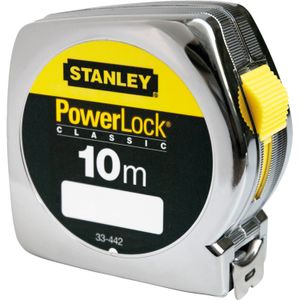 Stanley Rolbandmaat Powerlock ABS meetlint 10 meter, breedte 25mm