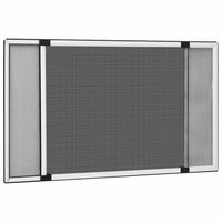 vidaXL Raamhor uitschuifbaar (100-193)x75 cm wit